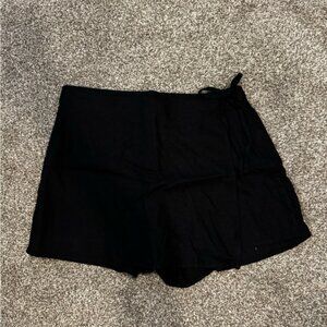 Linen Wrap Skort